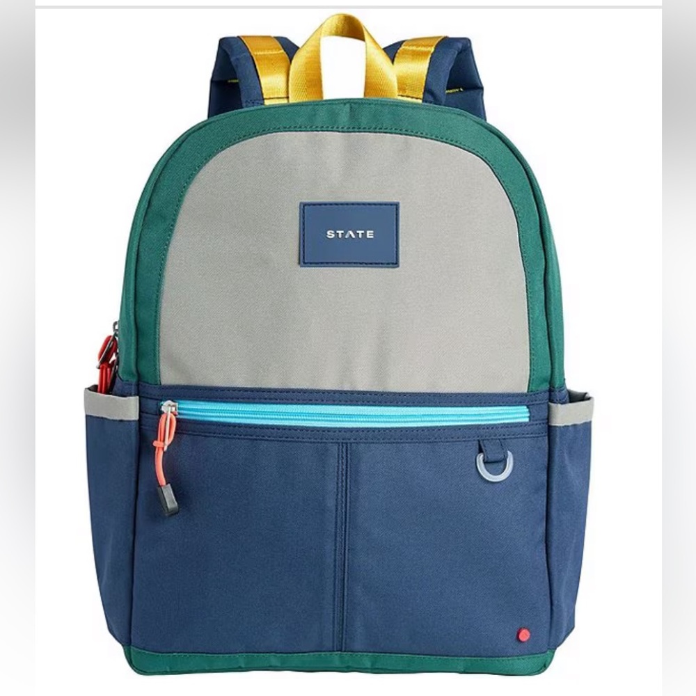 STATE Kane Mini Backpack Green/Navy